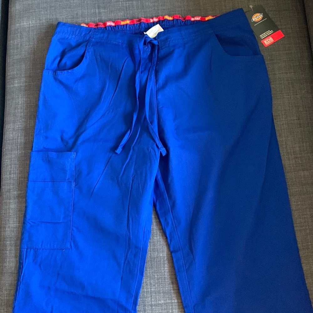 Royal Blue Dickies Scrub Pants
